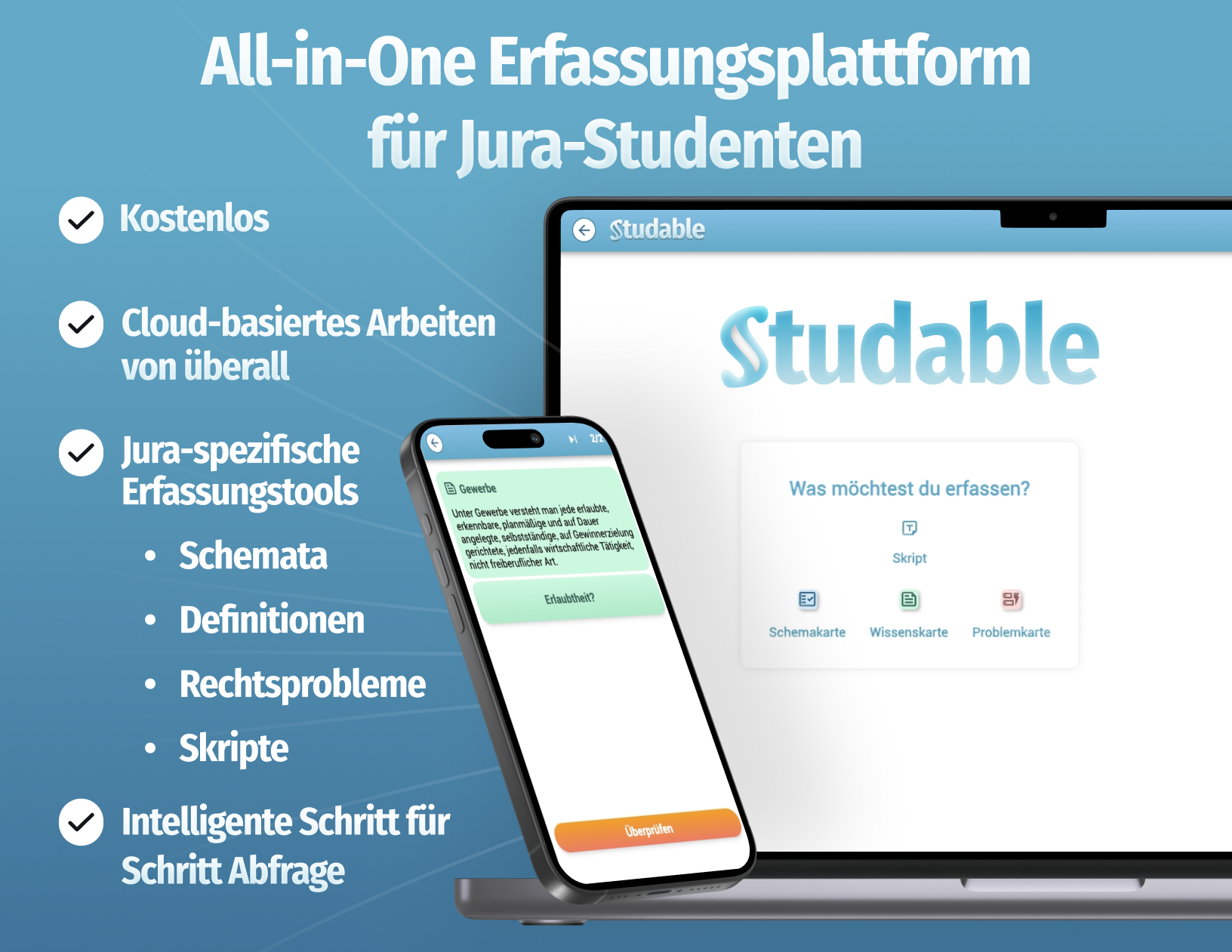 Studable Dashboard Preview